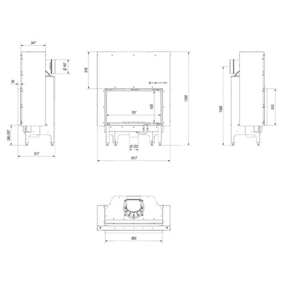 N120 Deschidere Verticala Samota Neagra