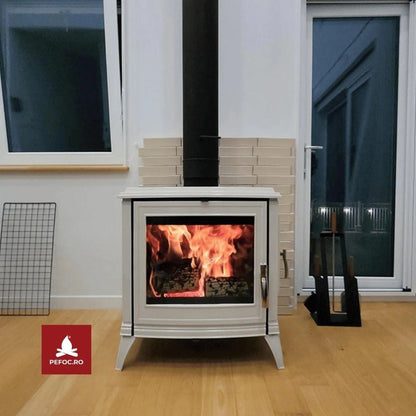 Soba Crem fonta Sedan M 10-15kW + Usa laterala incarcare lemn