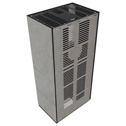 Flotek BOX 8 kW CEMENTO GRIGIO Sticla Dreapta - Samota Neagra