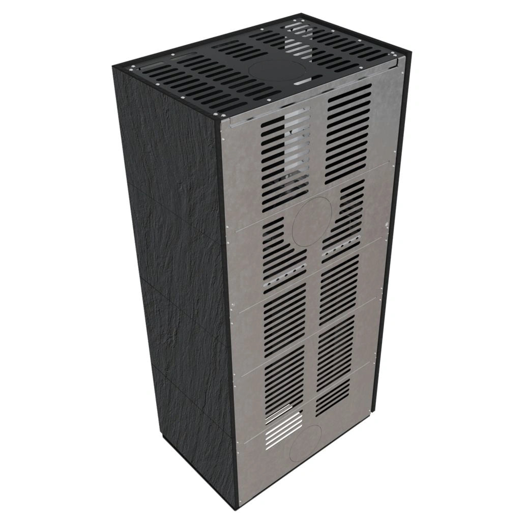 Flotek BOX 8 kW NATURALI ARDESIA Sticla Stanga - Samota Neagra