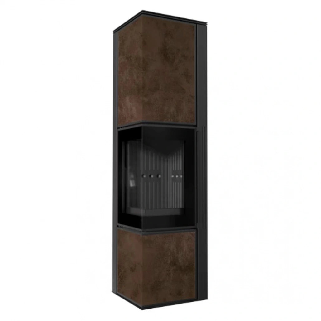 Soba Tora L 8-11kW OXIDE MORO - Samota neagra