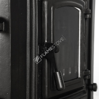 Șemineu pe lemne FS-14YKST Ultra Sirius din fontă cu rezervor, certificat CE