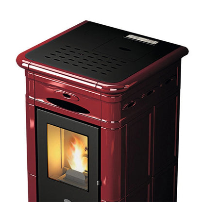 SOBA PE PELETI ALINA 2.5-9.5 KW - RUBIN - CAHLE TERACOTA