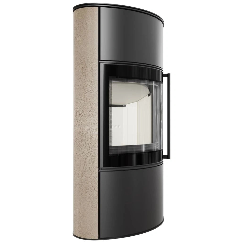 Soba Bjorn High 7kW ceramica Gold Satin cu capac otel
