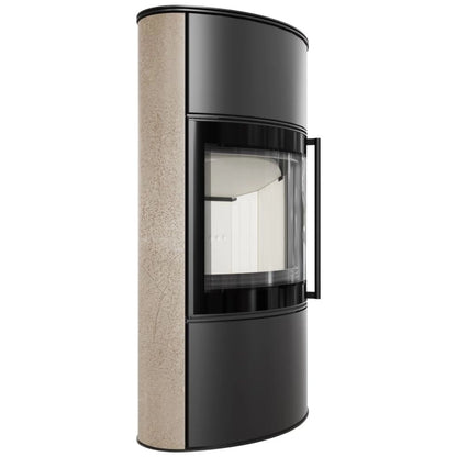 Soba Bjorn High 7kW ceramica Gold Satin cu capac otel