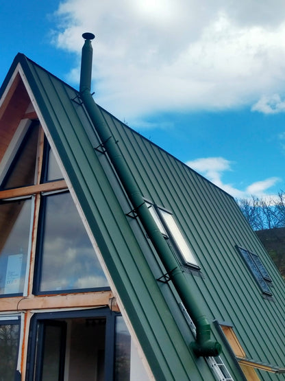 Configurator Coş de fum inox izolat