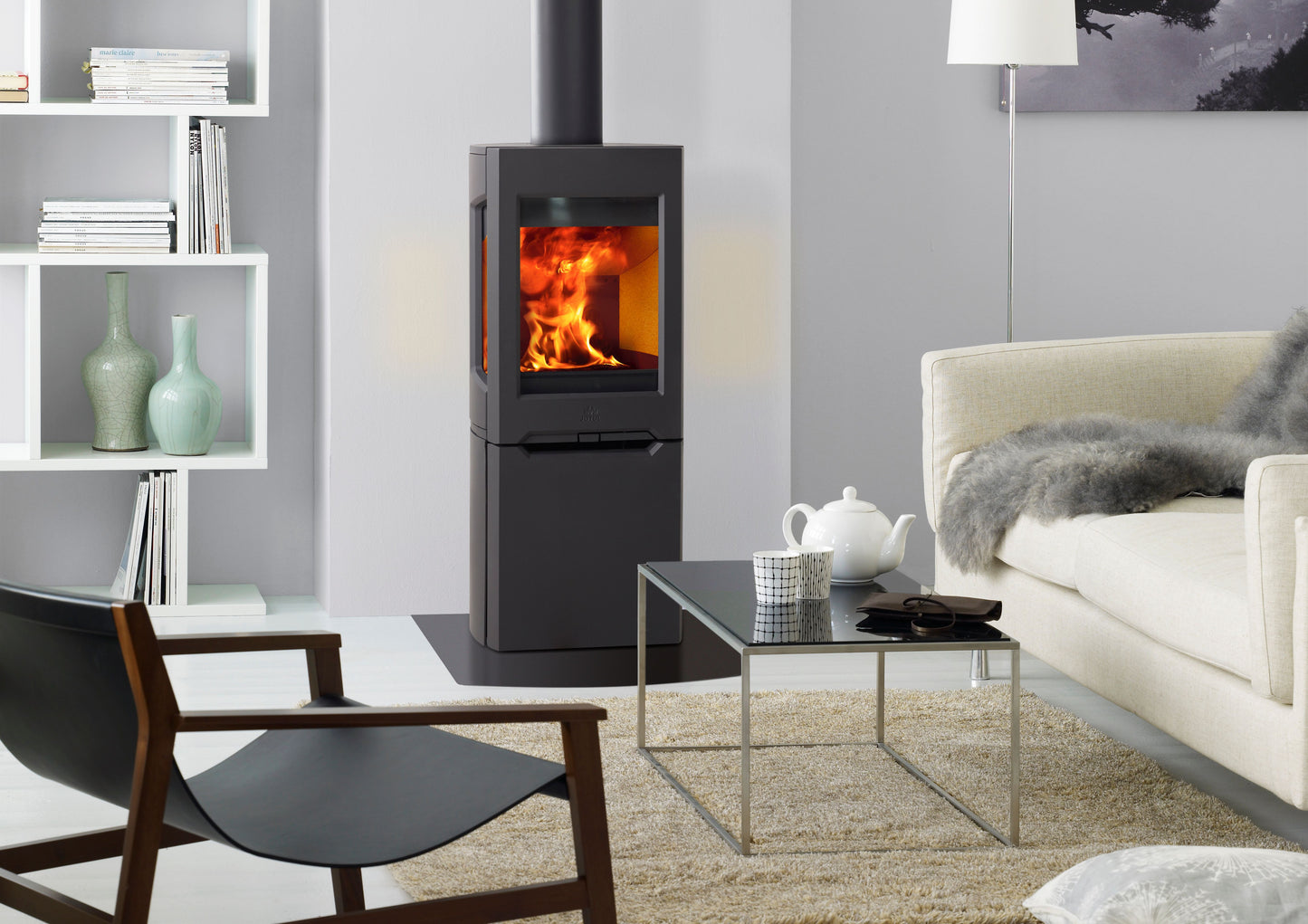 JØTUL F 165 Wood Burning Stove - High Efficiency Heating
