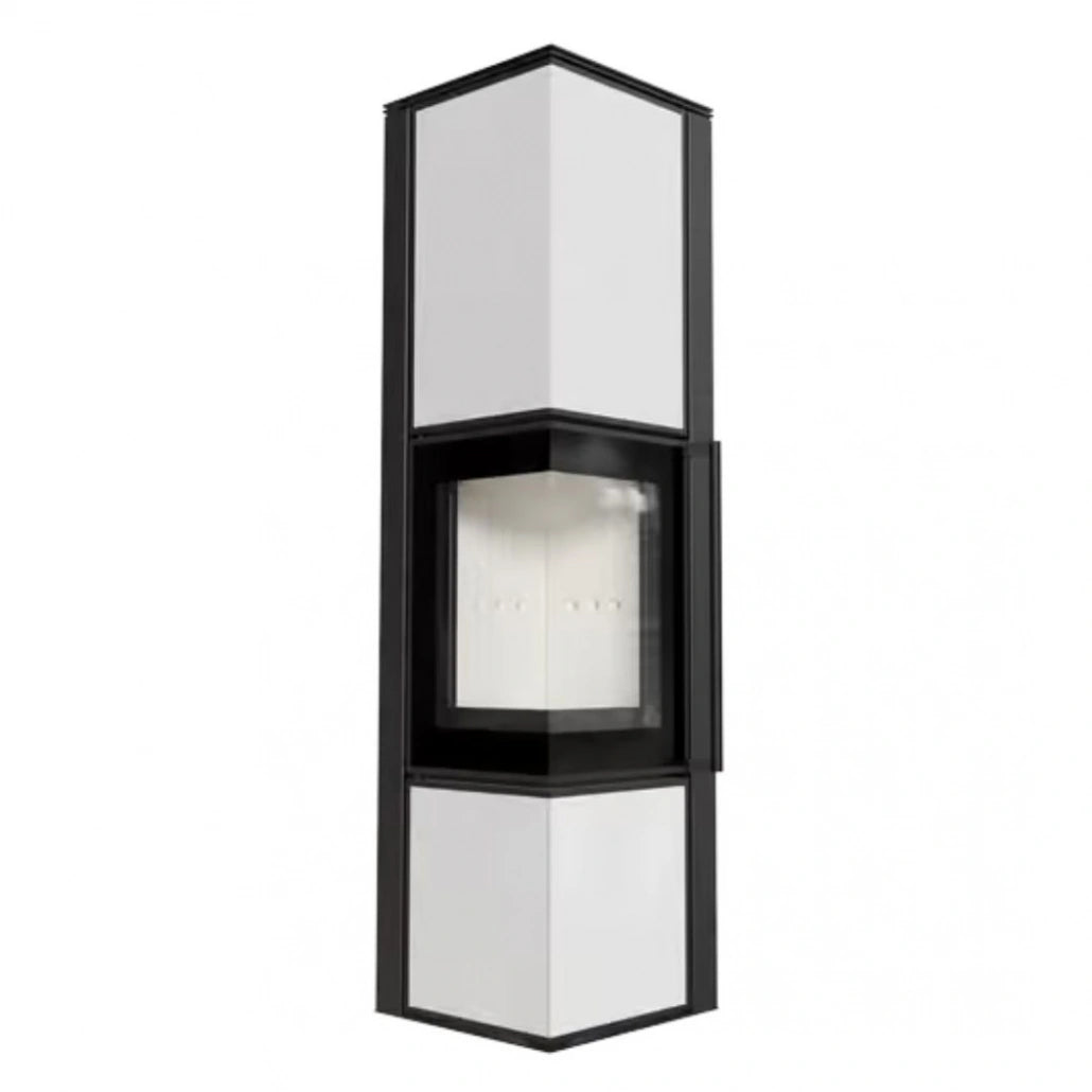 Soba Tora L 8-11kW - Panou alb de sticla