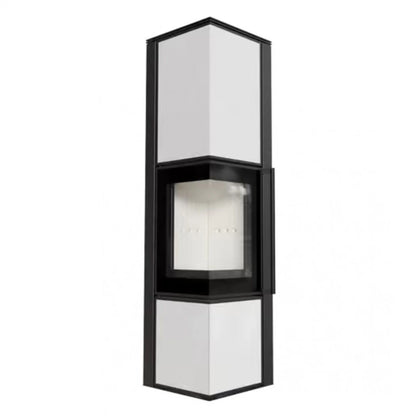 Soba Tora L 8-11kW - Panou alb de sticla