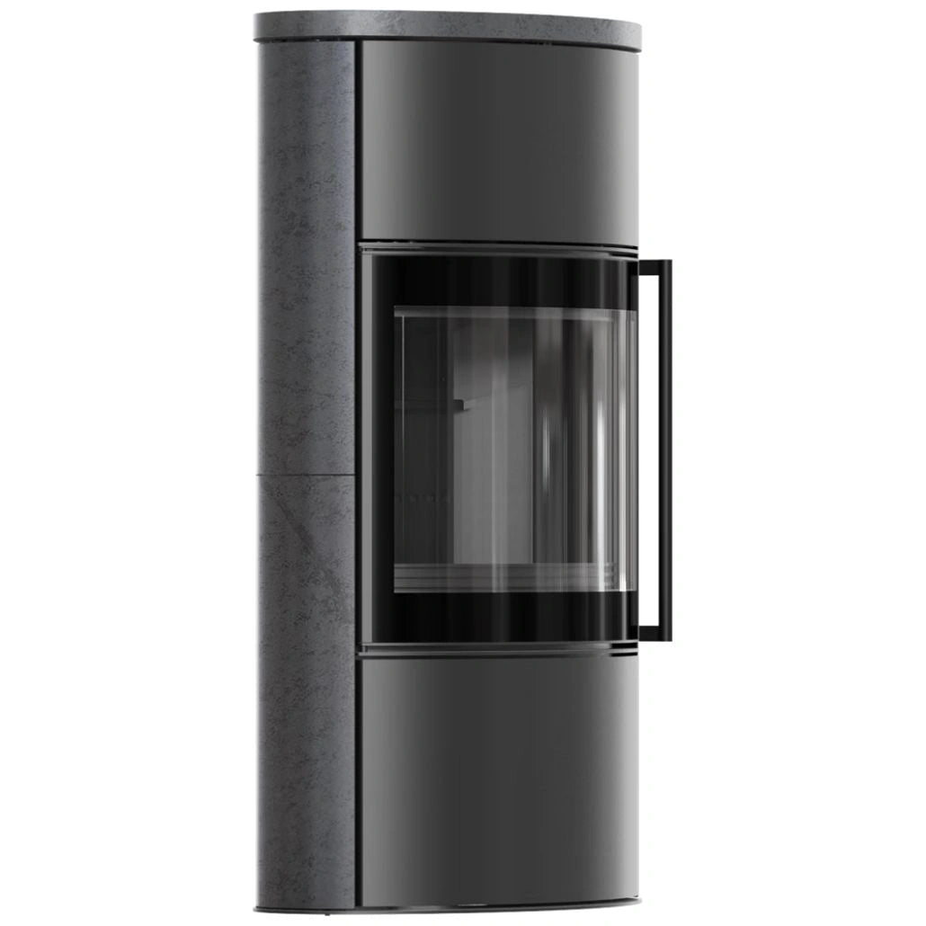 Soba Bjorn High 7kW ceramica Grafite Satin cu capac ceramic - samota neagra