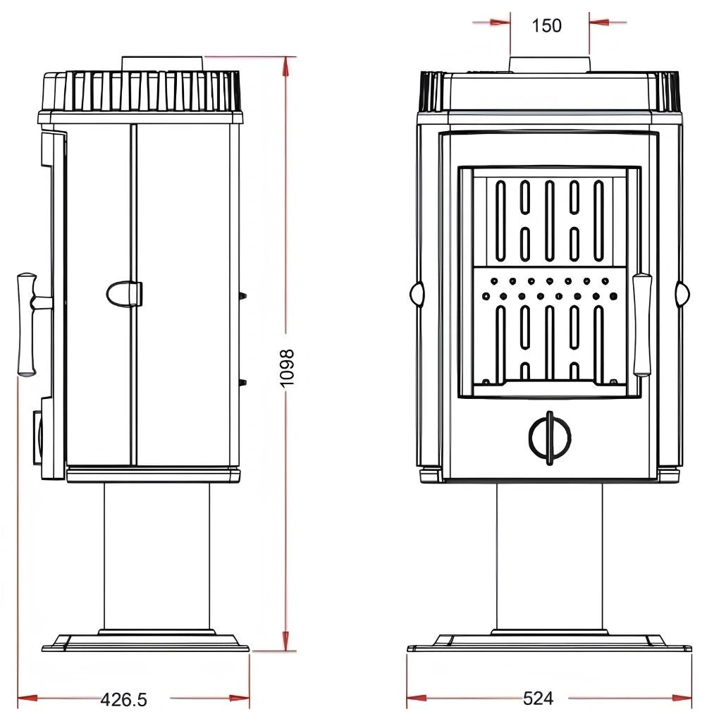 Soba fonta Mairy 10-15kW
