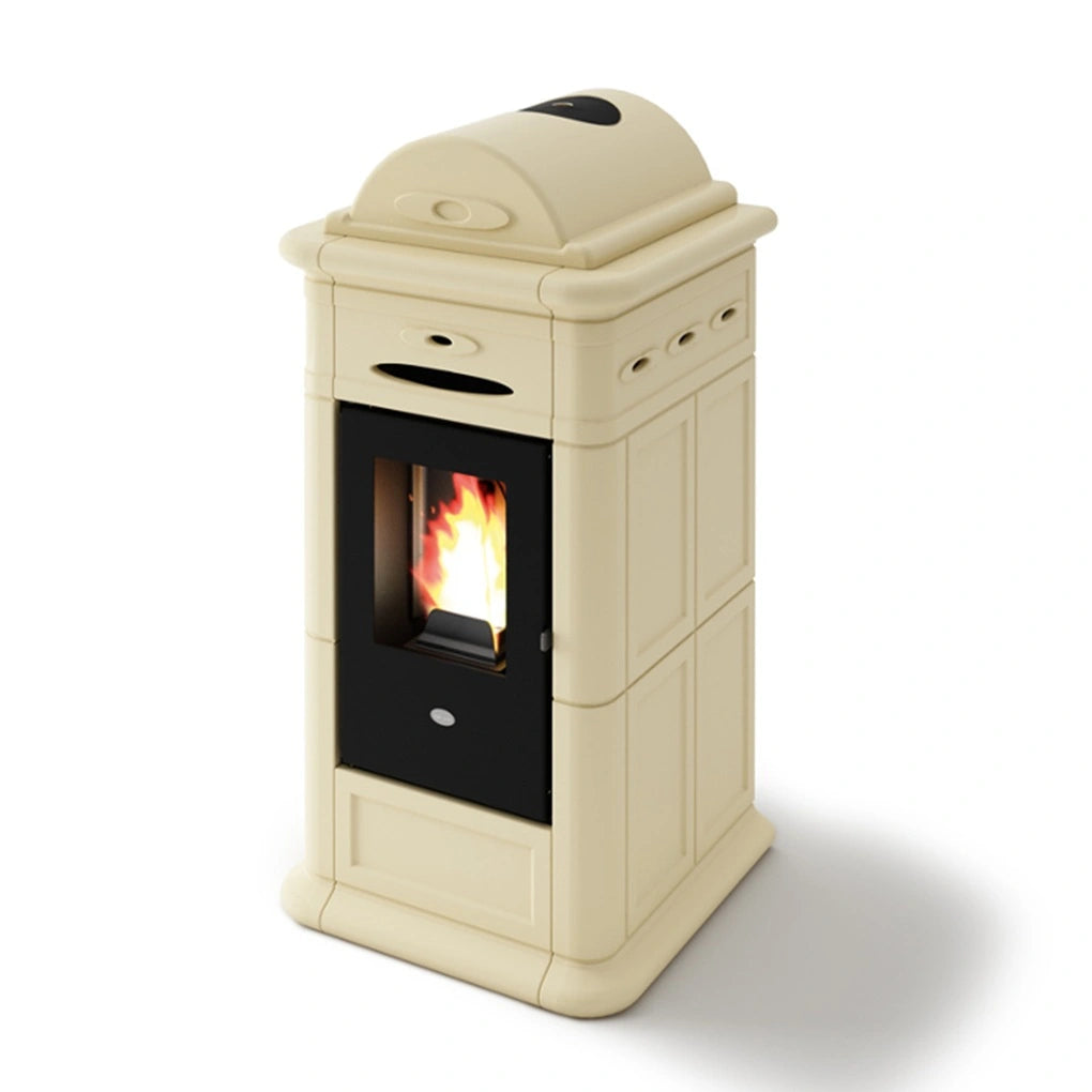 SOBA PE PELETI ADELE 2.5-9.5 KW - CREM - CAHLE TERACOTA