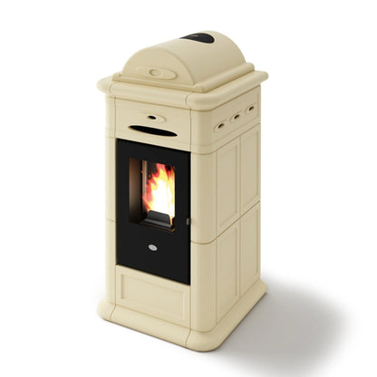 SOBA PE PELETI ADELE 2.5-9.5 KW - CREM - CAHLE TERACOTA