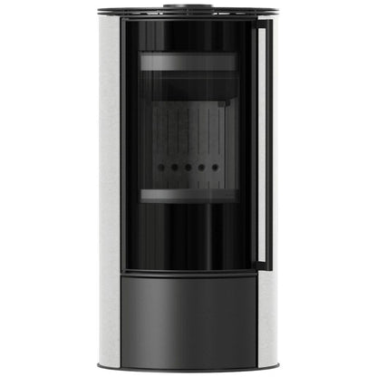 Soba Erik 5.5kW White Satin - samota neagra