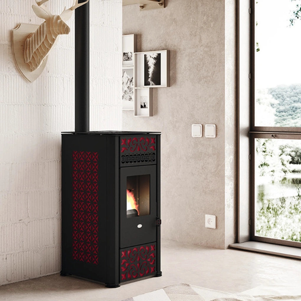 SOBA PELETI 2.5-9.5 KW - LUCILLA ROSSO