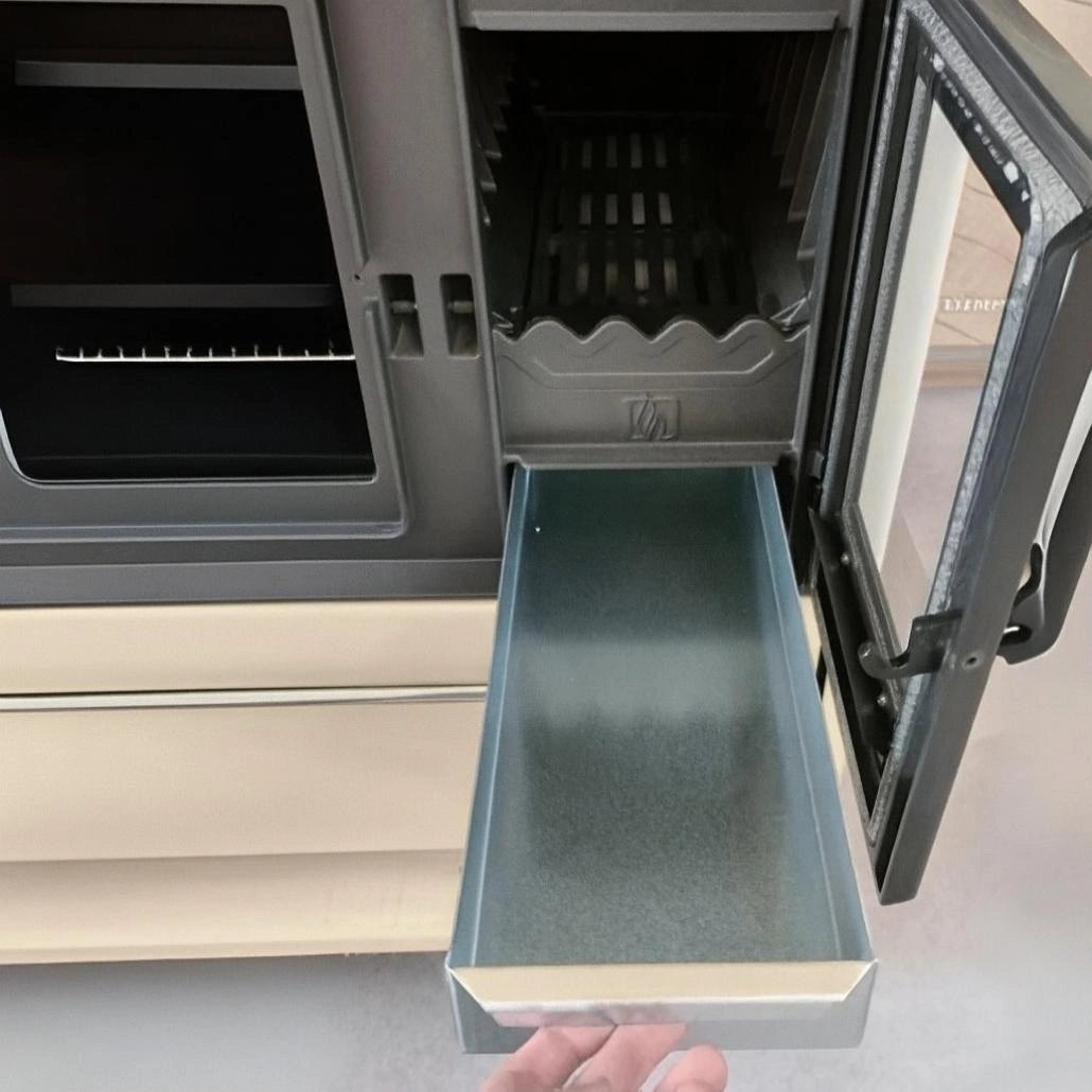 Soba de gatit P85 Crem cu plita si cuptor - 8kW - racord stanga