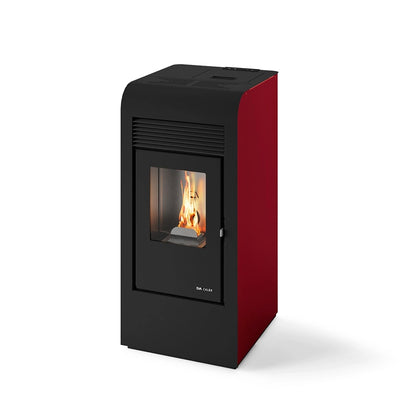 SOBA PE PELETI RITA 2.5-9.5 KW - ROSU