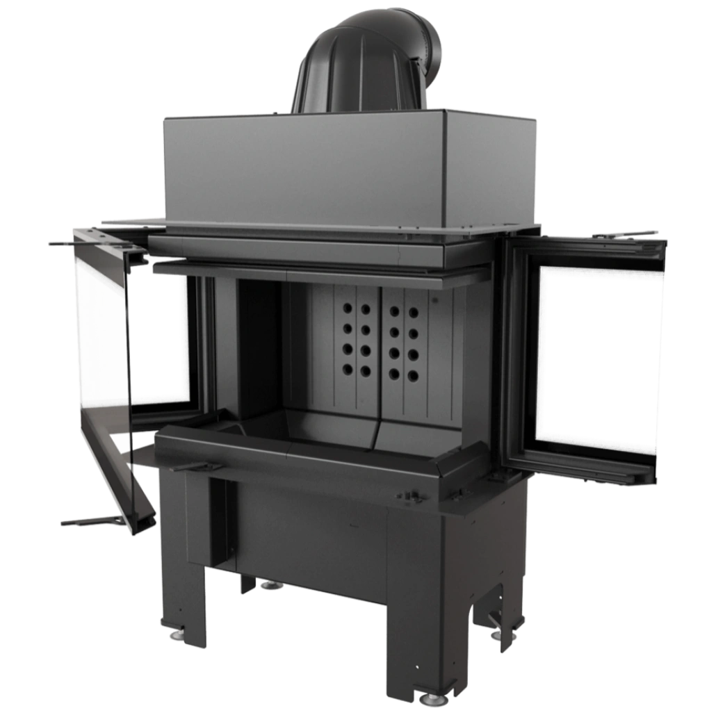 Focar semineu nbc 68 26 trei laturi deschidere standard orizontala samota neagra