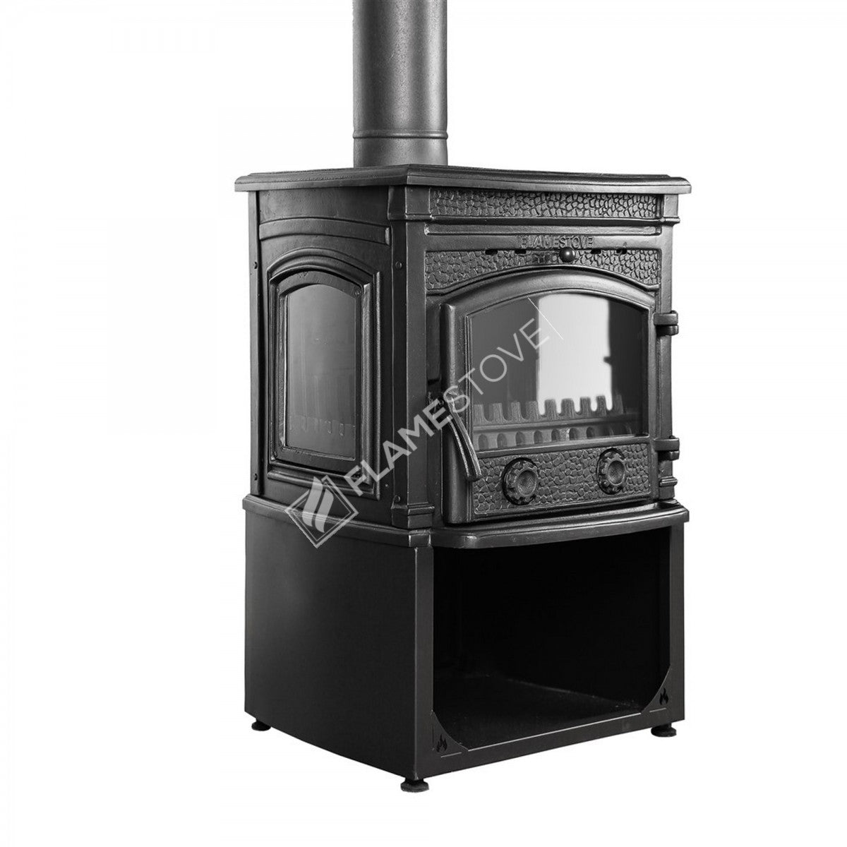 Sirius FS-014ST: Soba Ultra din Fontă cu Depozit de Lemne - Eficiență și Eleganță