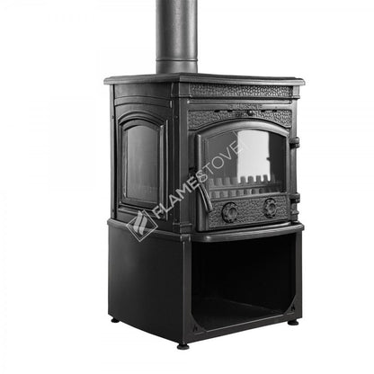 Sirius FS-014ST: Soba Ultra din Fontă cu Depozit de Lemne - Eficiență și Eleganță