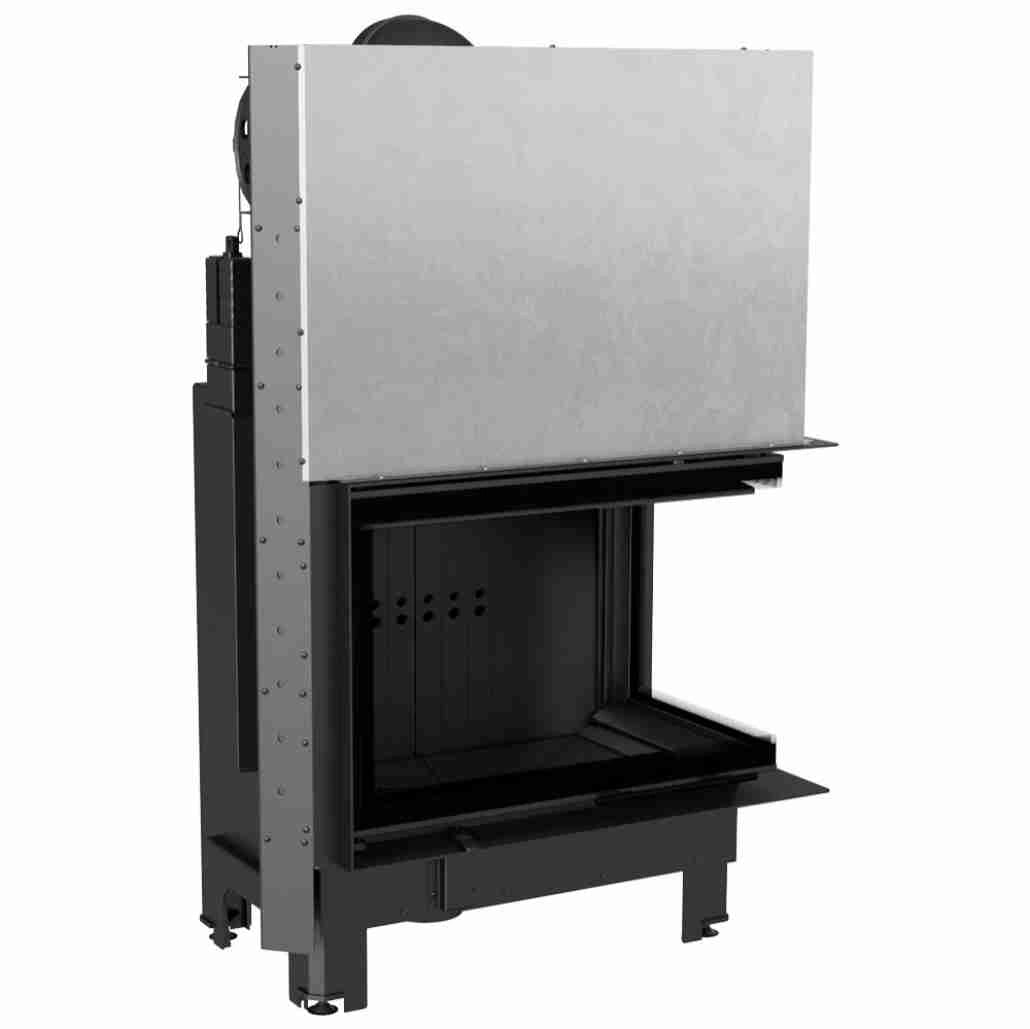 MBA 18-21 kw sticla dreapta + deschidere verticala - samota neagra
