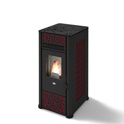 SOBA PELETI 2.5-9.5 KW - LUCILLA ROSSO