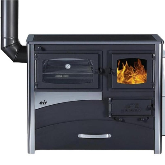 Soba incalzire locala, plita/cuptor, Concept 2 air, inox, 12 kw