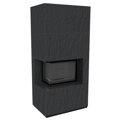 Flotek BOX 8 kW NATURALI ARDESIA Sticla Stanga - Samota Neagra