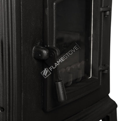 FS-032YK Lux Altar: Soba din Fontă Dublă Ardere cu Geam Lateral