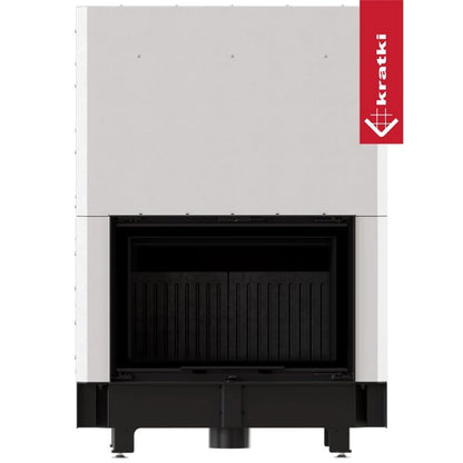 Focar Z-ECO 9.9 kW deschidere verticala - samota neagra