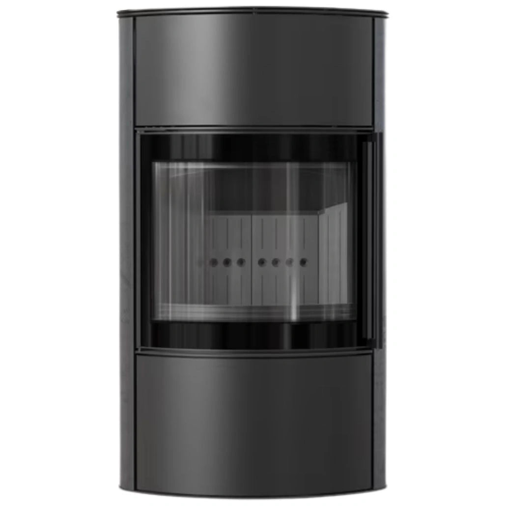 Soba Bjorn High 7kW ceramica Grafite Satin cu capac otel - samota neagra