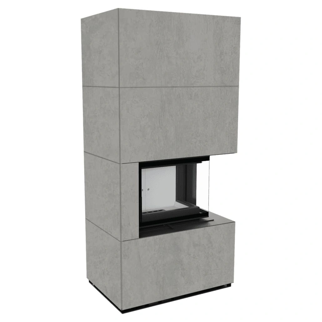 Flotek BOX 8 kW CEMENTO GRIGIO Sticla Dreapta - cuarz sinterizat