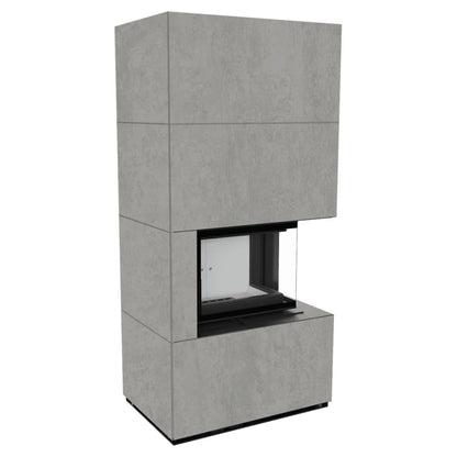 Flotek BOX 8 kW CEMENTO GRIGIO Sticla Dreapta - cuarz sinterizat