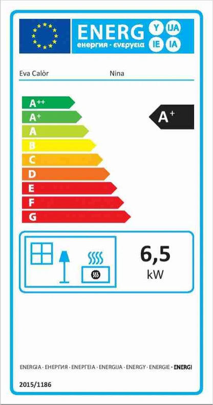 SOBA DE GATIT PE PELETI NINA 7.5KW - ROSU