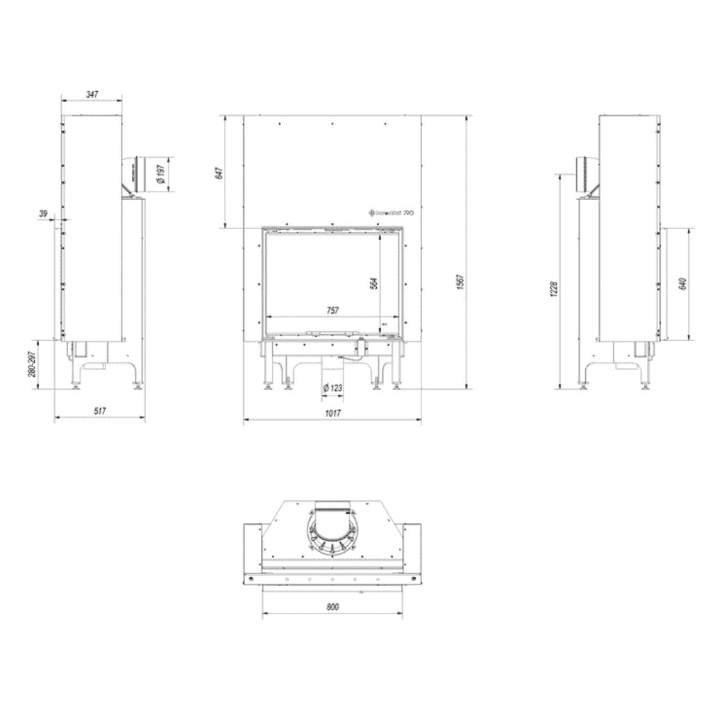 N130 Deschidere Verticala Samota Neagra