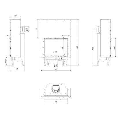N130 Deschidere Verticala Samota Neagra