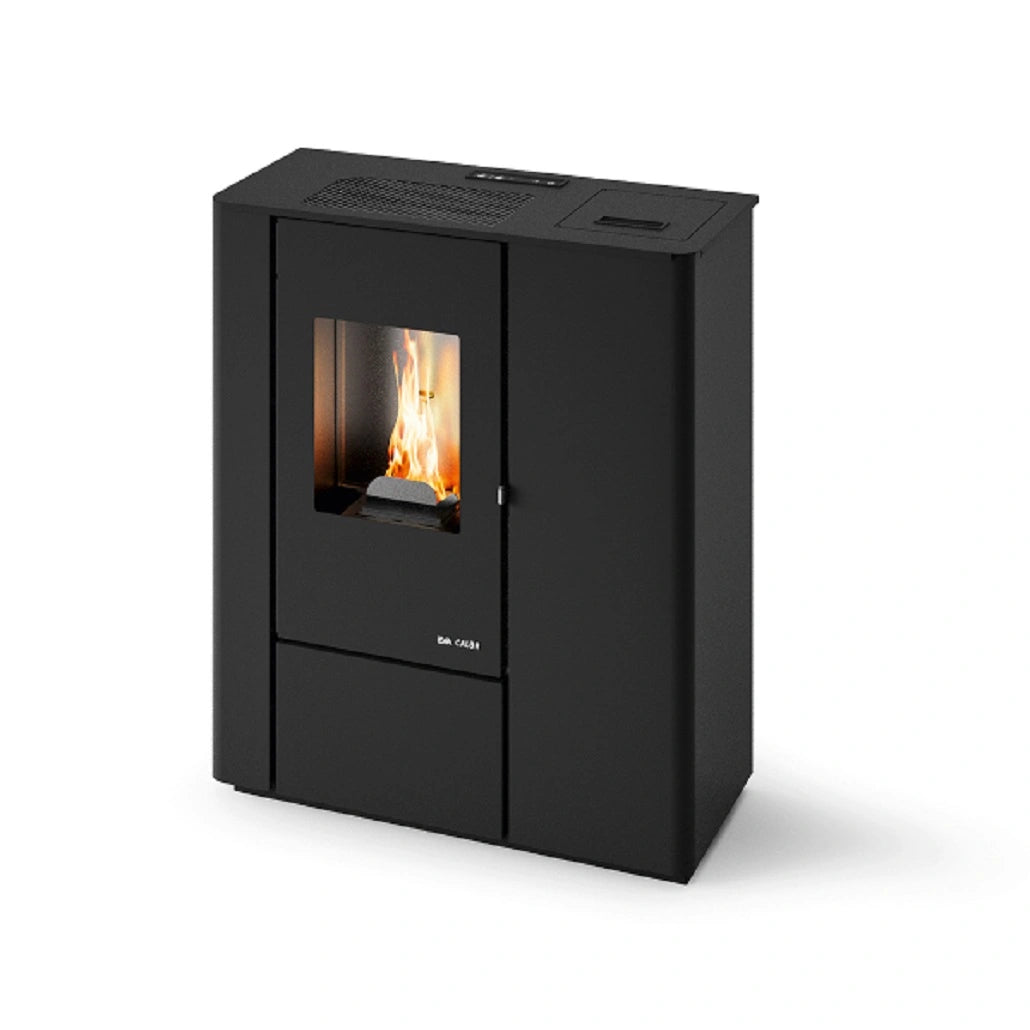 Sobă Peleți VALE SLIM 3-8 kw - NEGRU