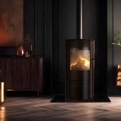 Soba Rollo  7 kW - Samota Neagra