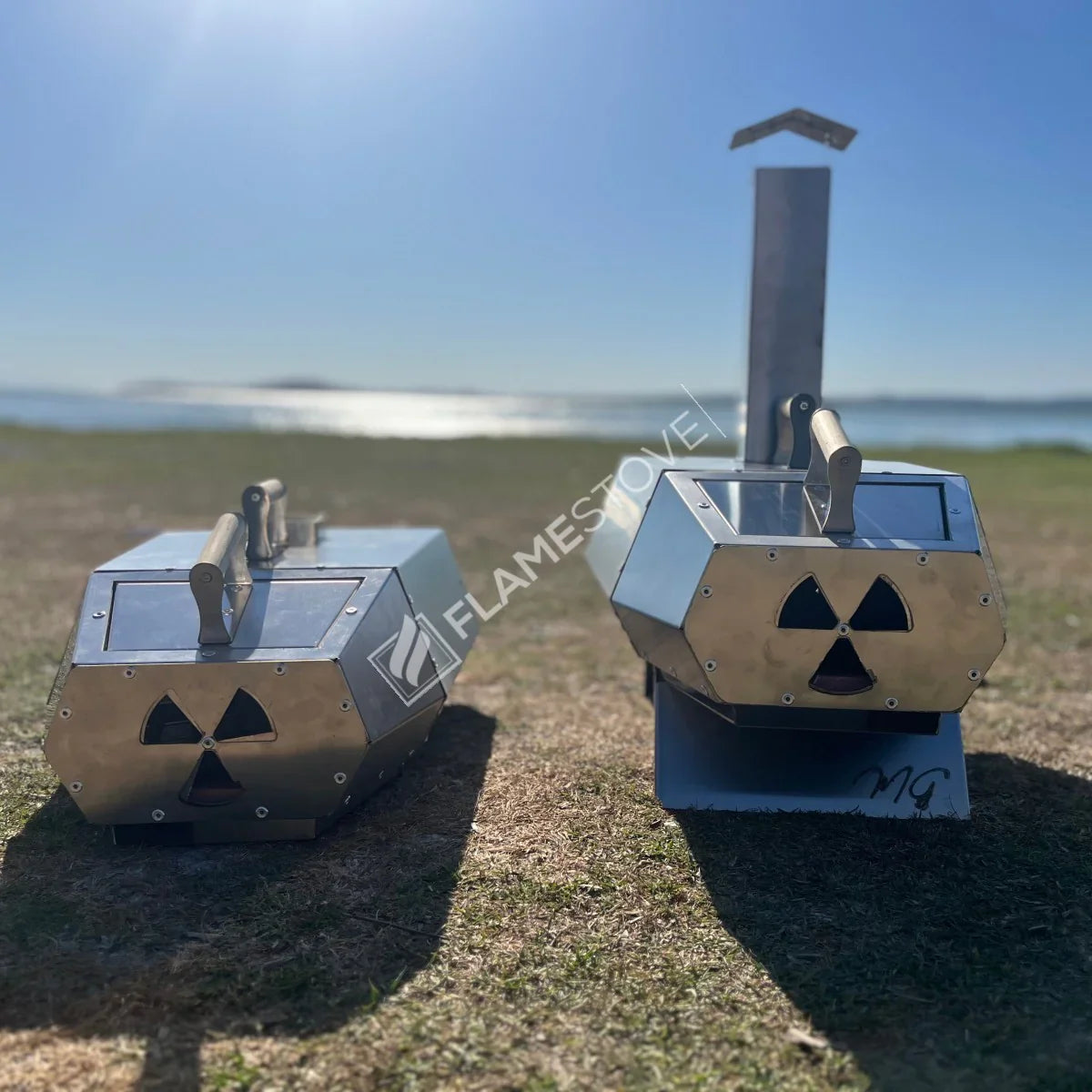 Cuptor de Pizza Portabil FS-950 cu Lemne, Piatră Naturală, Gătire Rapidă, Versatil - Gust Autentic Oriunde!