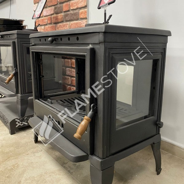 Crama Retro FS-043 cu Triplu Geam: Efiiență Energetică de 9 kW pentru Lemn și Cărbune