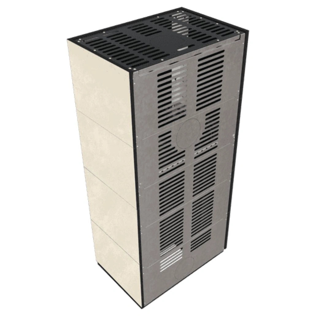 Flotek BOX 8 kW OXIDE BIANCO Sticla Stanga - Samota Neagra