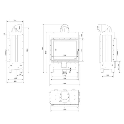 Focar LUCY 15 V2 - Samota neagra