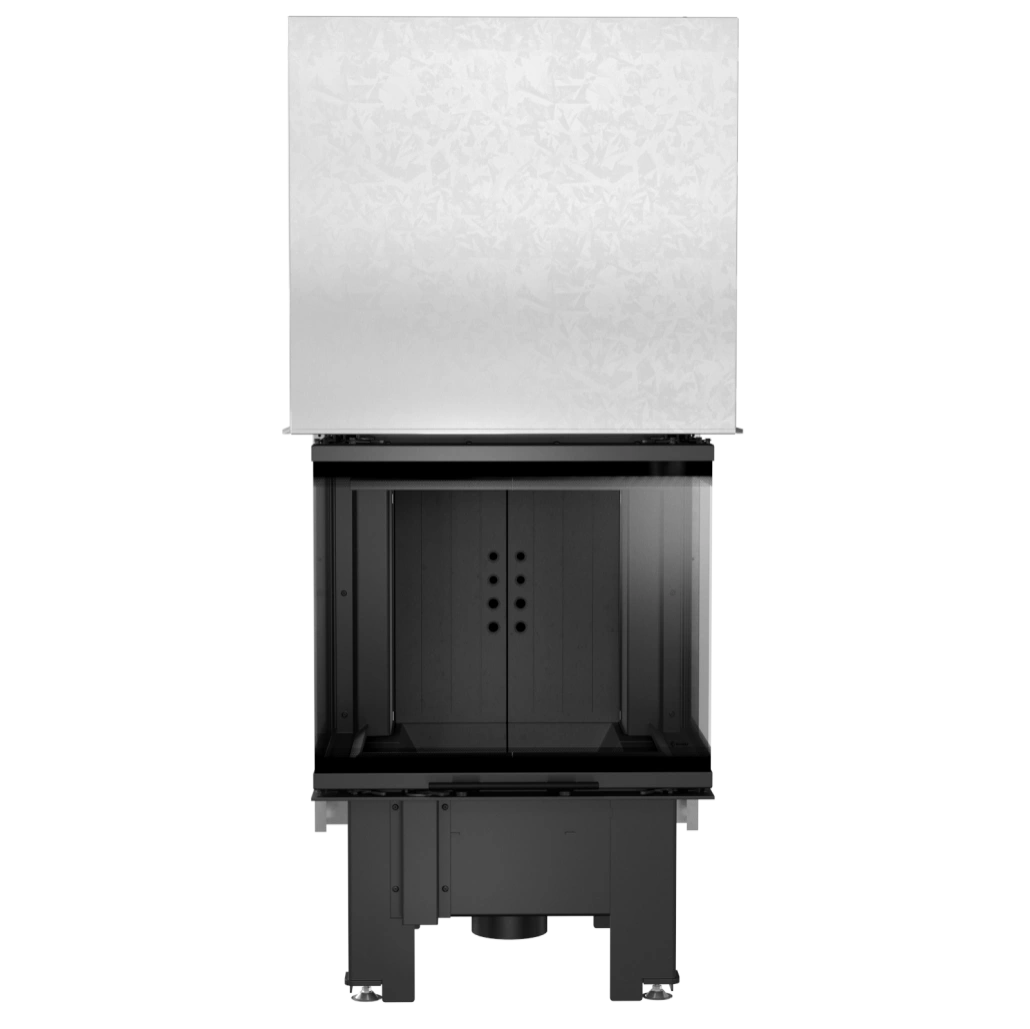 Focar semineu nbc 60 36 trei laturi deschidere verticala samota neagra