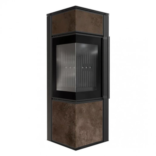 Sobă Tora S 8-11kW OXIDE MORO - Samota neagra