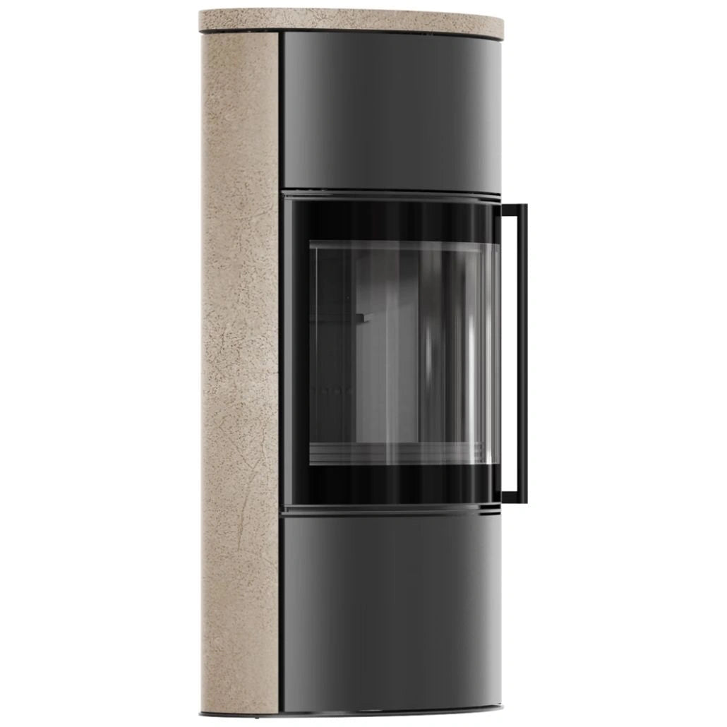 Soba Bjorn High 7kW ceramica Gold Satin cu capac ceramic - samota neagra