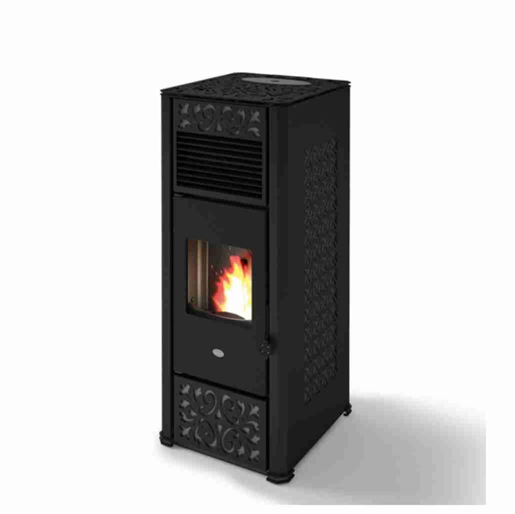 SOBA PELETI 4-15.4 KW - GEMMA NERO - 2 Ventilatoare