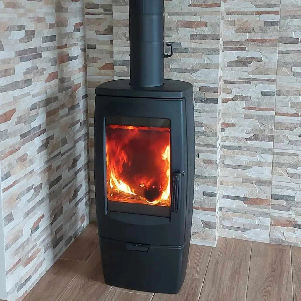 Sobă de fontă GALA Negru - 8kW