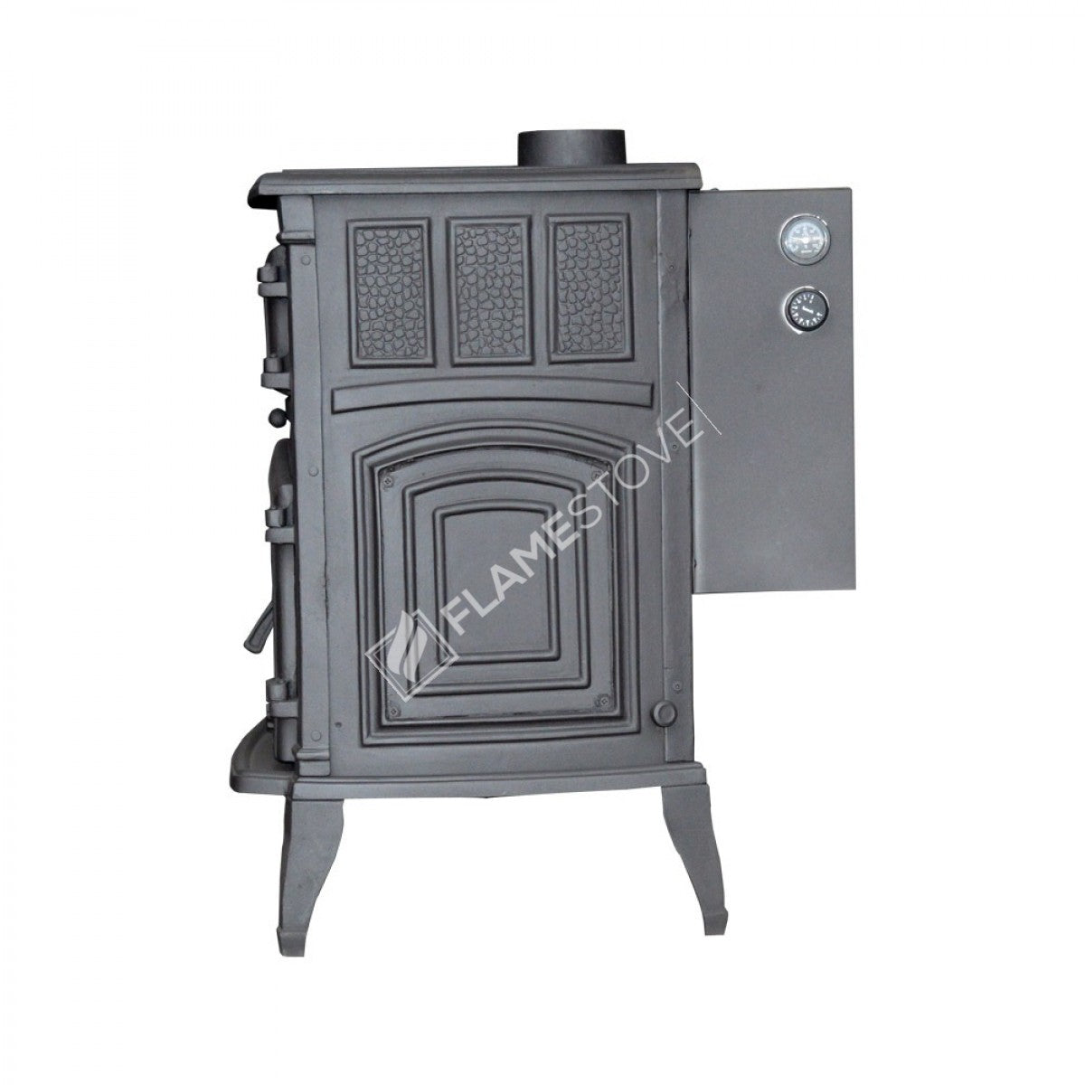 Soba Sirius Mega Aqueous System FS-013SS | 25 kW Eficiență Duală Lemn și Cărbune, Sticlă Schott Robax, CE/Ecodesign 2022