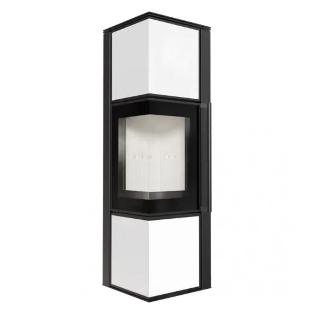 Soba Tora M 8-11kW - Panou alb de sticla