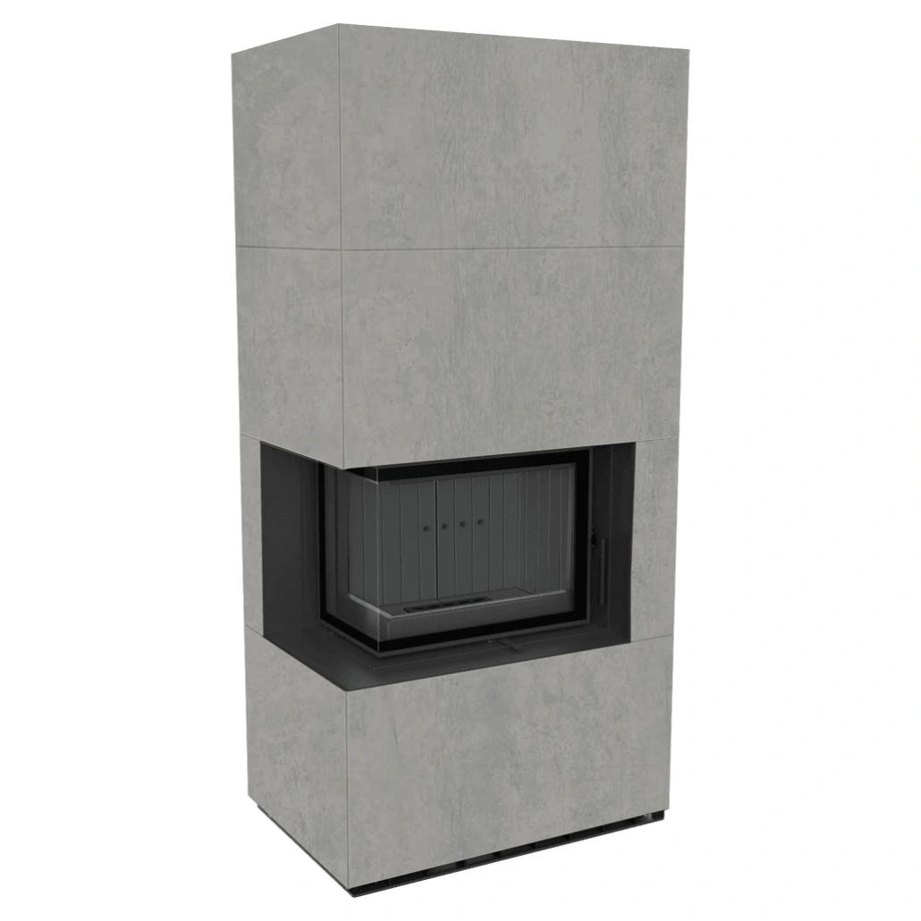 Flotek BOX 8 kW CEMENTO GRIGIO Sticla Stanga - Samota Neagra